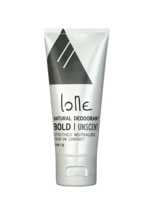 Bold Unscented Natural Deodorant. Baking soda free. Clean, non-toxic ingredients keep you smelling fresh all day!