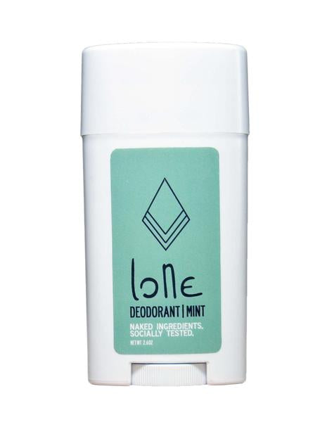 Lone Mint Natural Deodorant. Baking soda free. Clean, non-toxic ingredients keep you smelling fresh all day!