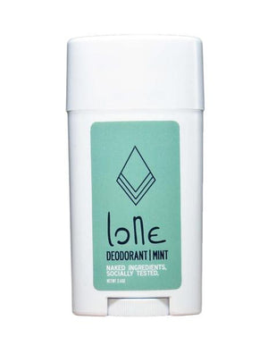 Lone Mint Natural Deodorant. Baking soda free. Clean, non-toxic ingredients keep you smelling fresh all day!